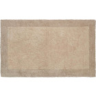 Tapis de salle de bain luxor beige 50 x 80 cm
