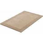 Tapis de salle de bain luxor beige 60 x 100 cm