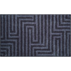 Tapis de salle de bain aruba anthracite 60 x 100 cm