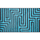 Tapis de salle de bain aruba bleu 70 x 120 cm