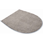 Tapis de salle de bain bona flannel housse pour abattant wc 47 x 50 cm