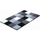 Tapis de salle de bain bona gris 70 x 120 cm