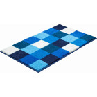 Tapis de salle de bain bona bleu 80 x 140 cm