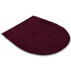 Tapis de salle de bain rialto rubis housse pour abattant wc 47 x 50 cm