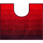 Tapis de salle de bain rialto rubis contour wc 50 x 60 cm