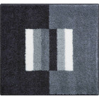 Tapis de salle de bain capricio gris 50 x 60 cm