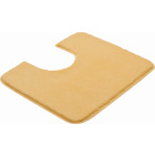 Tapis de salle de bain fantastic jaune contour wc 50 x 60 cm
