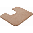 Tapis de salle de bain fantastic beige contour wc 50 x 60 cm