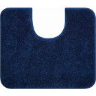 Tapis de salle de bain fantastic royal bleu contour wc 50 x 60 cm
