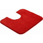 Tapis de salle de bain fantastic orange contour wc 50 x 60 cm