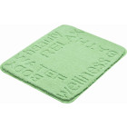 Tapis de salle de bain feeling vert 50 x 60 cm