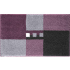 Tapis de salle de bain merkur violet 60 x 100 cm