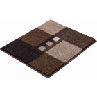 Tapis de salle de bain merkur marron 50 x 60 cm