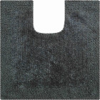 Tapis de salle de bain primo anthracite contour wc 55 x 55 cm