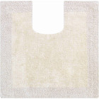 Tapis de salle de bain primo naturel contour wc 55 x 55 cm