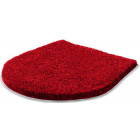 Tapis de salle de bain lex rubis housse pour abattant wc 47 x 50 cm