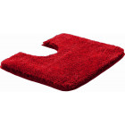 Tapis de salle de bain lex rubis contour wc 50 x 60 cm