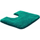 Tapis de salle de bain lex turquoise contour wc 50 x 60 cm