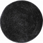 Tapis de salle de bain lex anthracite rond 80 cm