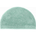 Tapis de salle de bain lex vert demi cercle 