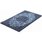Tapis de salle de bain classique anthracite 60x100