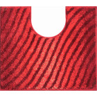 Tapis de salle de bain duna rubis contour wc 50 x 60 cm