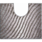 Tapis de salle de bain eternity beige contour wc 50 x 60 cm