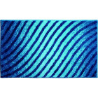 Tapis de salle de bain eternity turquoise 70 x 120 cm