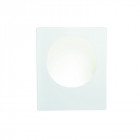 Applique ronde led gypsum, en plâtre