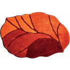 Tapis de salle de bain aosta orange 70 x 120 cm