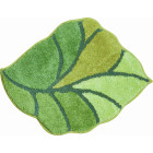 Tapis de salle de bain aosta vert 50 x 55 cm