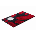 Tapis de salle de bain colani 12 rouge 60 x 100 cm