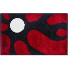 Tapis de salle de bain colani 12 rouge 70 x 120 cm