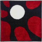 Tapis de salle de bain colani 12 rouge 60 x 60 cm