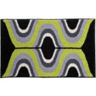 Tapis de salle de bain karim 18 vert 60 x 100 cm
