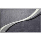 Tapis de salle de bain luca 80 x 140 cm gris
