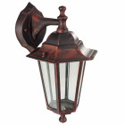 Applique descendante couleur rouille  60 watts couleur rouille