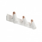 Aplique murale cuivre blanc lao 3 ampoules