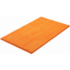 Tapis de salle de bain riffle orange 60 x 100 cm