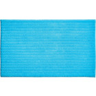Tapis de salle de bain riffle turquoise 70 x 120 cm