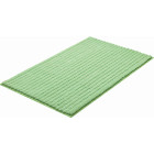 Tapis de salle de bain riffle vert 70 x 120 cm