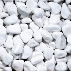 Galet blanc pur 40-60 mm - pack de 10m² (50 sacs de 20kg - 1000kg)