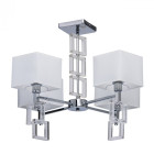Suspension chromée megapolis 4 ampoules 47 cm