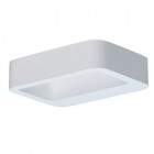 Applique murale blanche megapolis 1 ampoule 15 cm