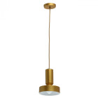 Suspension dorée megapolis 1 ampoule 146 cm Suspension dorée megapolis 1 ampoule 146 cm