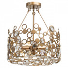 Plafonnier laiton neoclassic 4 ampoules 45 cm