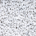 Pack 4,5 m² - galet blanc pur qualité supérieure 16-25 mm (15 sacs = 300kg)