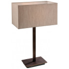 Lampe prince, bronze, avec abat-jour perle