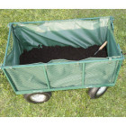 Bâche amovible pour chariot remorque de jardin l.53 cm L.102 cm H.48 cm