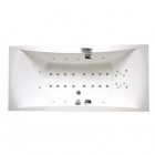 Baignoire balnéo rectangulaire new anco avec tablier - anconetti - 180x80cm - blanche